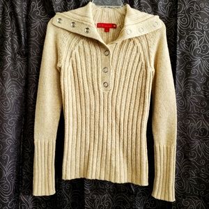 ❌❌ SOLD ❌❌ SO Ribbed Creamy Tan Sweater So warm and comfy!